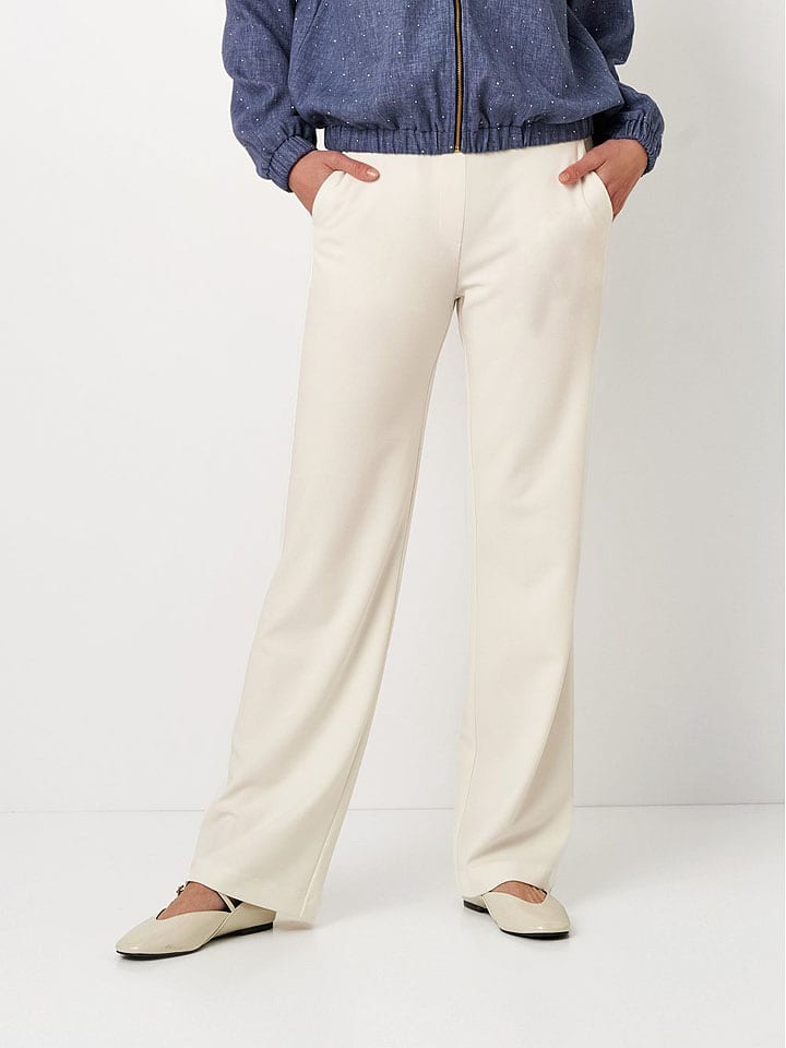 Toni Marlenehose in Creme - W21