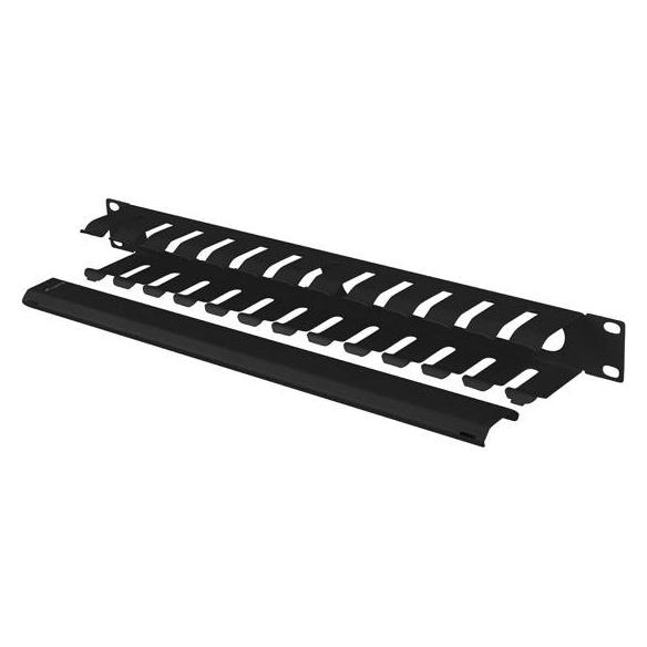 Lanberg Organizer Kabli 19"1U z zaślepką typ A czarny (AK-1704-B)