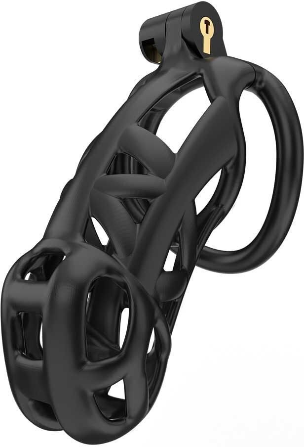Rimba Cage de Chasteté à Pénis - L - Black - PC01
