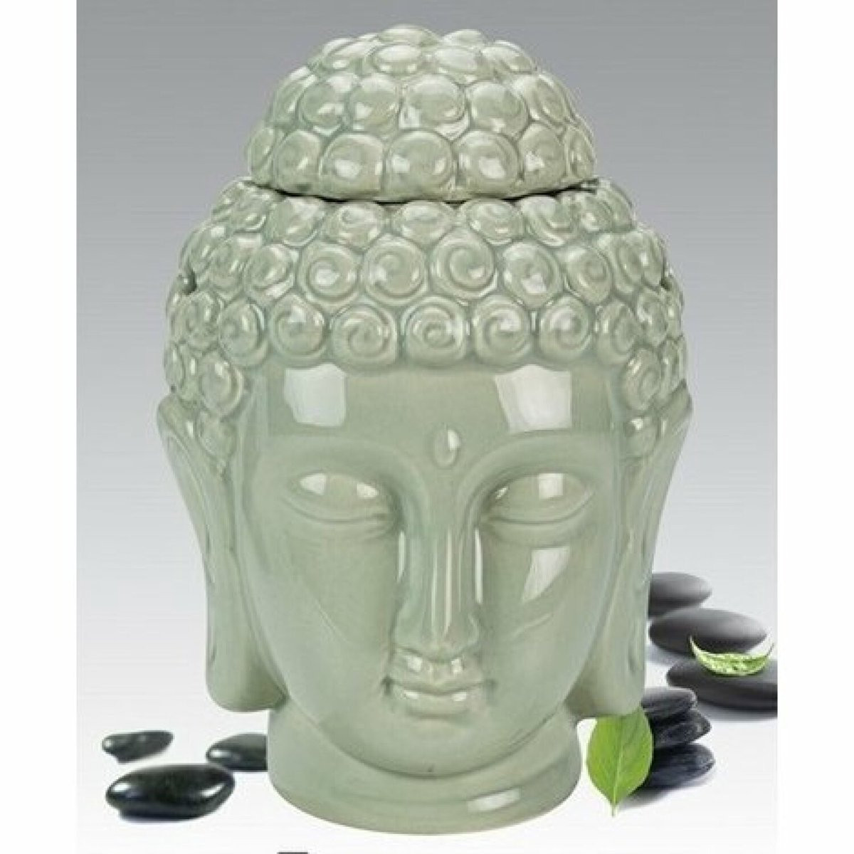 Groene Buddha Big Head Wax Brander voor volwassenen