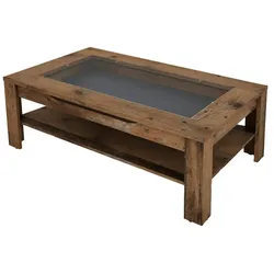 by Living Couchtisch  Ralph , braun , Maße (cm): B: 110 H: 43