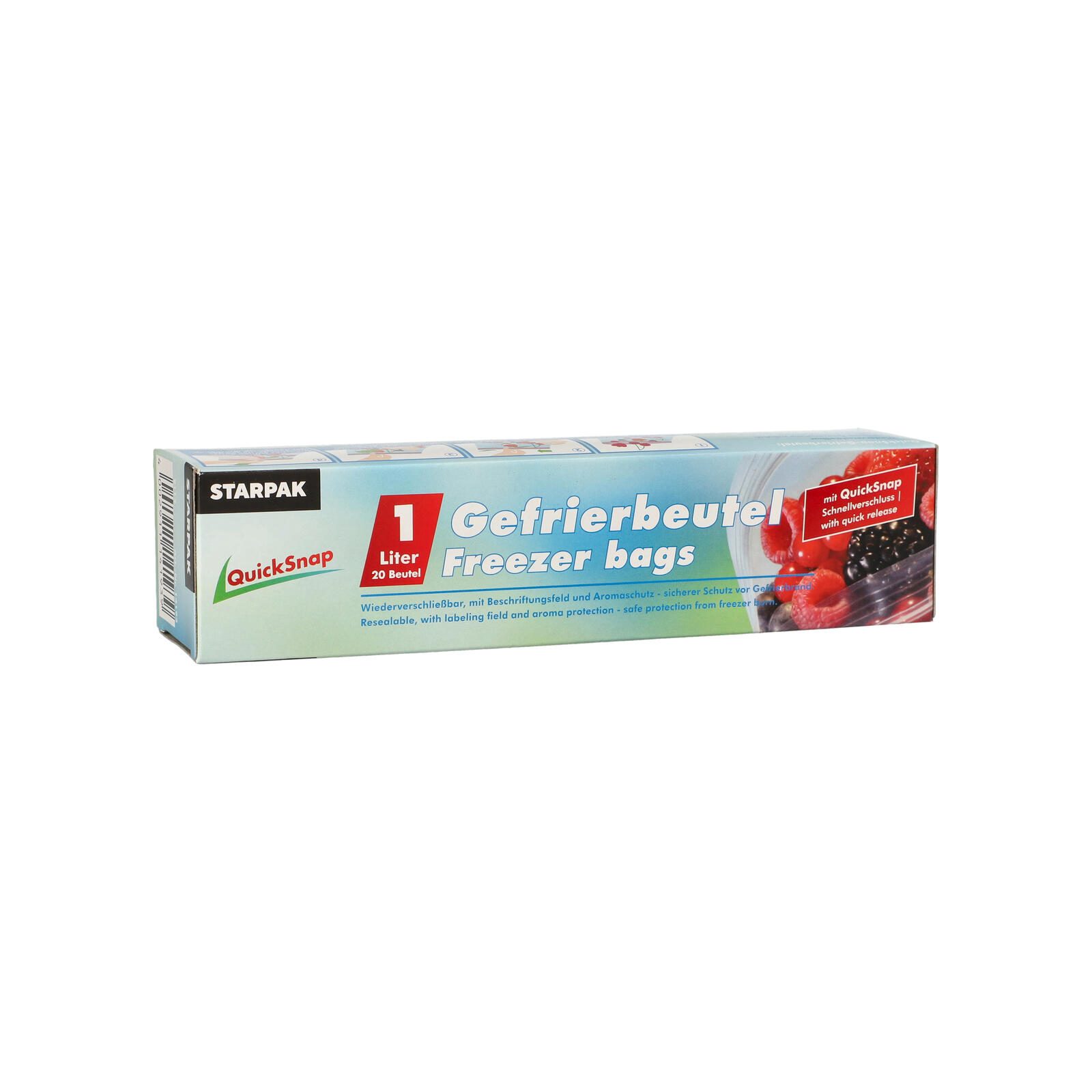 STARPAK PAPSTAR Gefrierbeutel Polyethylen (PE) 1,0 l 14193