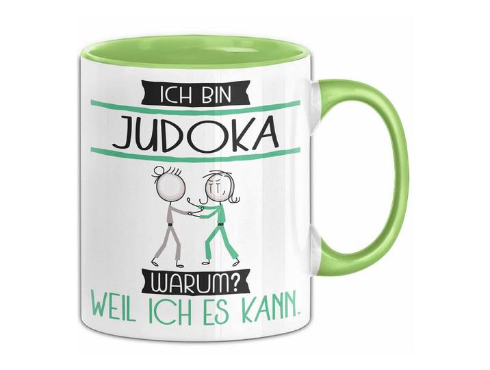 Trendation Tasse Judoka Tasse Geschenk Ich Bin Judoka Warum Weil Ich Es Kann Geschenk