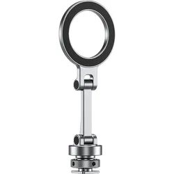 Leofoto Blitzschuh Halterung für Handys PM-03, Stativ Zubehör, Silber