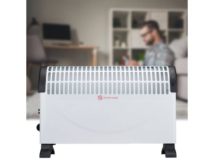 Konvektor Heizung mit Überhitzungsschutz, Elektroheizkörper, 1500 Watt