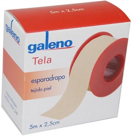 Galeno Esparadrapo Tela Piel 2.5 cm x 5 m
