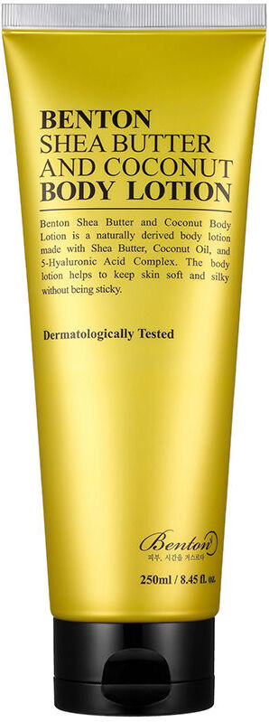 Benton Lotion corporelle au beurre de karité et à la noix de coco 250 ml