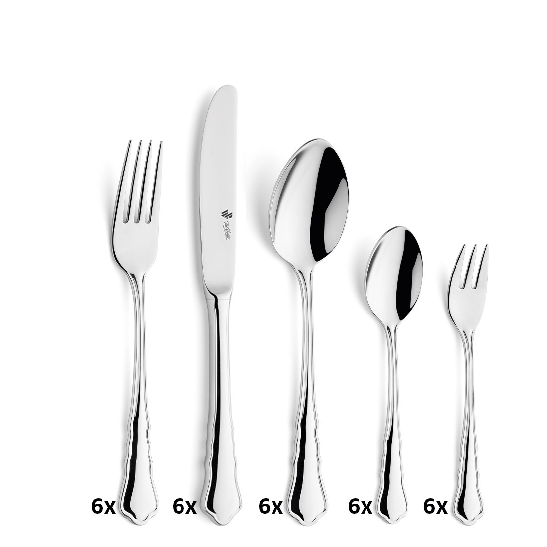 Paul Wirths 30-tlg. Besteckset CHIPPENDALE