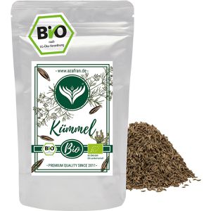 Azafran Kümmel Premium Qualität, ganze Samen, BIO, im wiederverschließbaren Beutel, 250 g