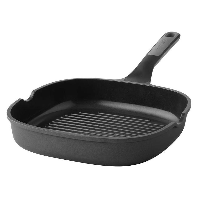 BergHoff Grillpfanne Leo Stone+ 26 cm (Grillpfanne, Aluminium, 26 x 9.50 cm) (3950589)