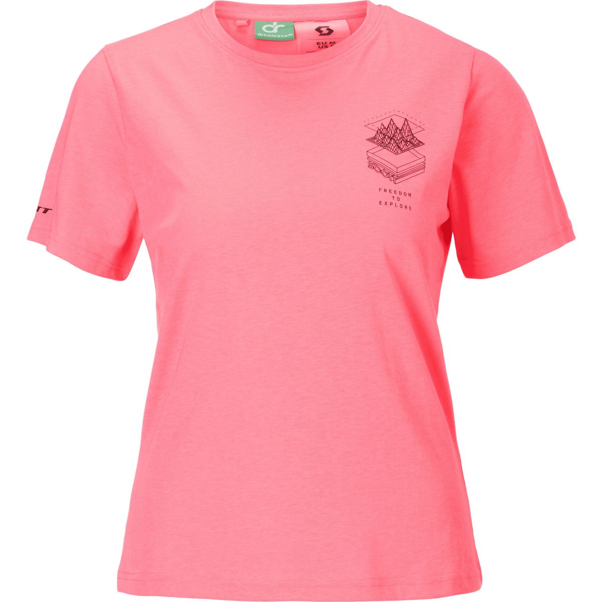 Scott Tee W's Defined DRI SS digital pink (8232) M 4246818232008