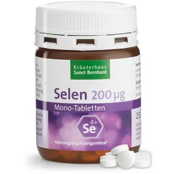 Selen 200 μg Mono-Tabletten 250 Tabletten - 63 g