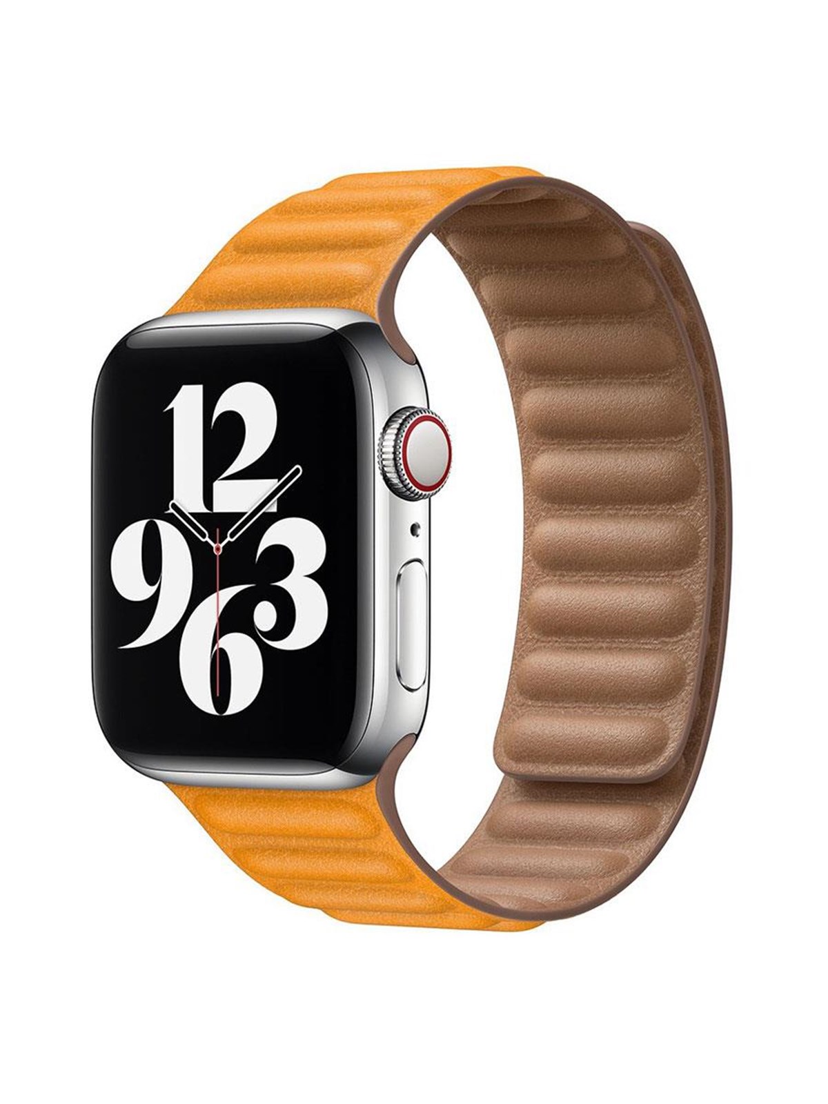 Lippa Apple Watch Magnetic Leather Strap 38/40/41 - Yellow Brown