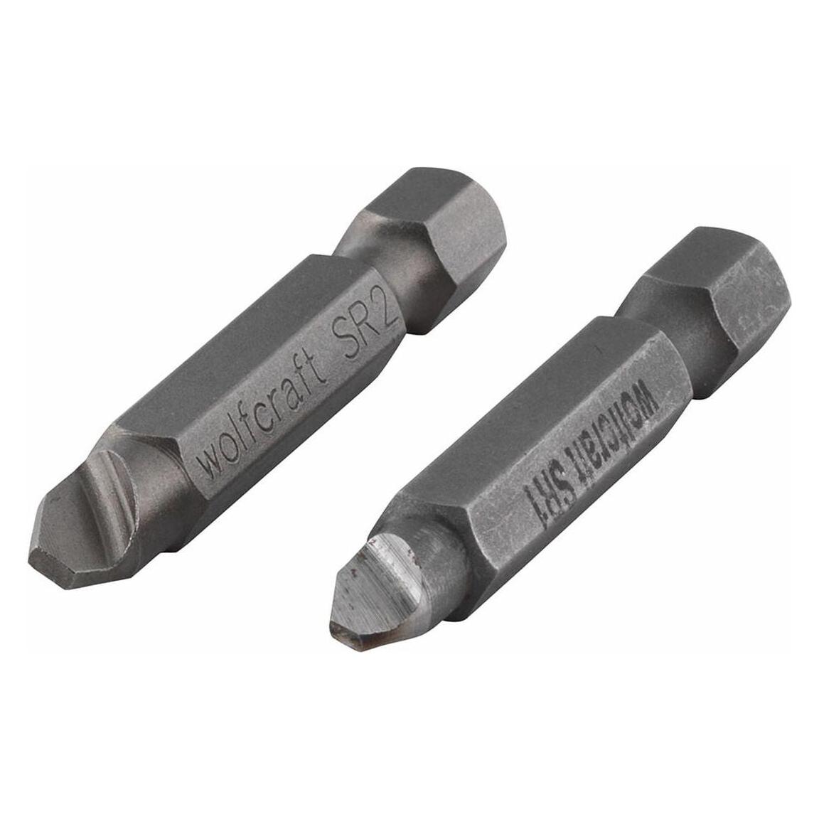 wolfcraft 1 Schraubenausdreher-Set 2-tlg. SR 1+2 (2982000)