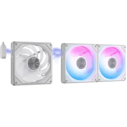 Darkflash Tech Darkflash Gauss G24 3-in-1 computer fans (white) (120 mm, 3x), PC Lüfter, Weiss