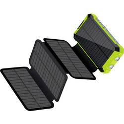 RealPower REALPOWER PB-20000 Solar Powerbank 20000 mAh Qi Wireless Charging USB-A, USB-C® Grün Outdoor 439608