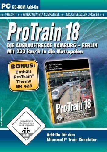 Blue Sky Interactive - Train Simulator - ProTrain 18: Berlin - Hamburg + Bonus - Preis vom 12.10.2026 11:37:12 h
