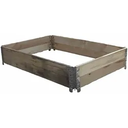 Siena Garden Hochbeet stapelbar 80 x 60 x 19,5 cm, natur
