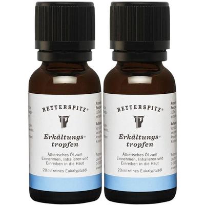 Retterspitz Erkältungstropfen 2x 2x20 ml Ätherisches Öl