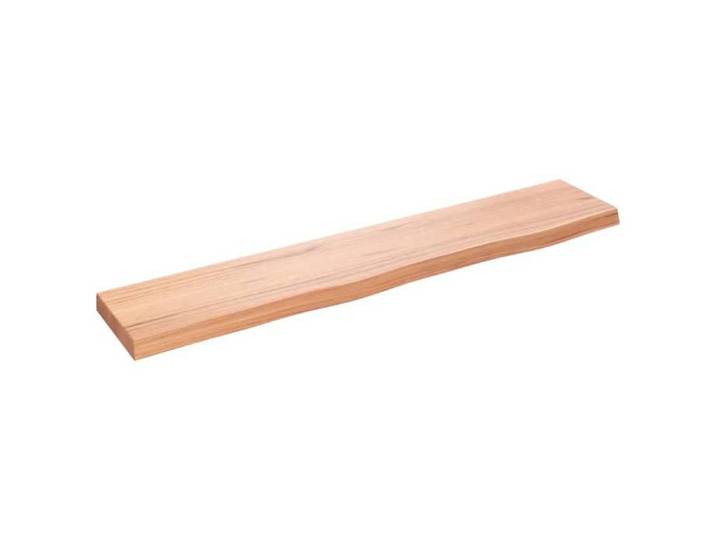 Étagère murale marron clair 100x20x4cm bois chêne massif traité 363678