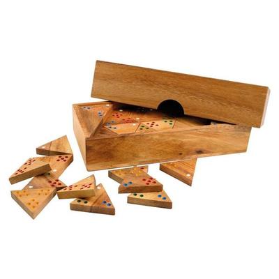 Philos 3618 - Dreieck Domino, Holz