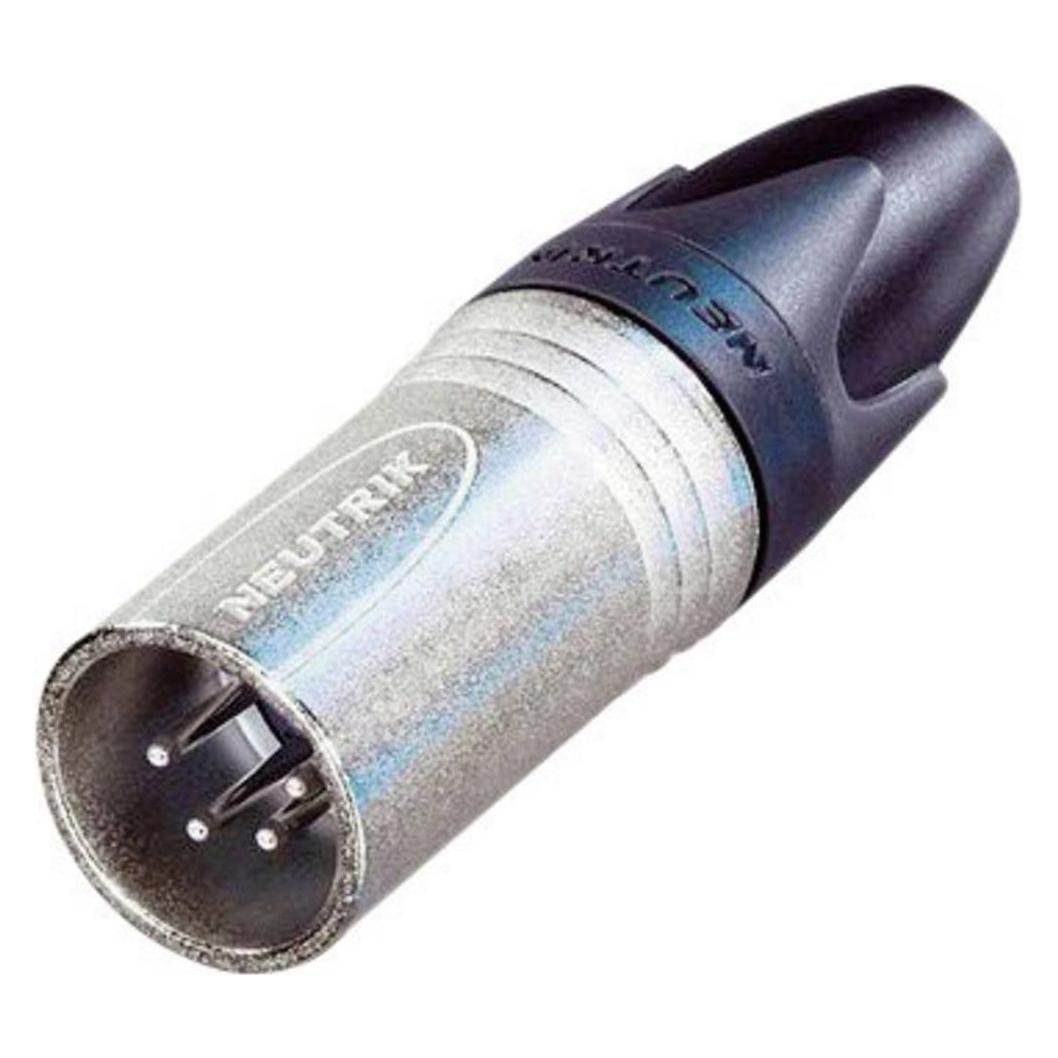 Neutrik Kabelstecker XLR vernickelt 4-polig (NC4MXX)