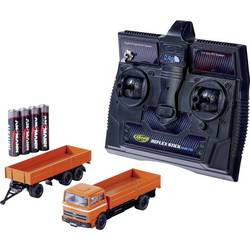 Carson Modellsport 500504159 MB 1620 Plane mit Anhänger 1:87 RC Modellauto Elektro LKW inkl. Akku, Ladegerät und Senderbatterien