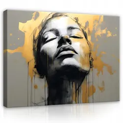 BILDER Abstrakt Frau 120x80