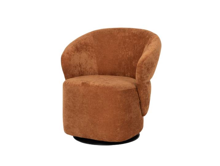 Amadeus - Fauteuil Alma Orange En Tissu