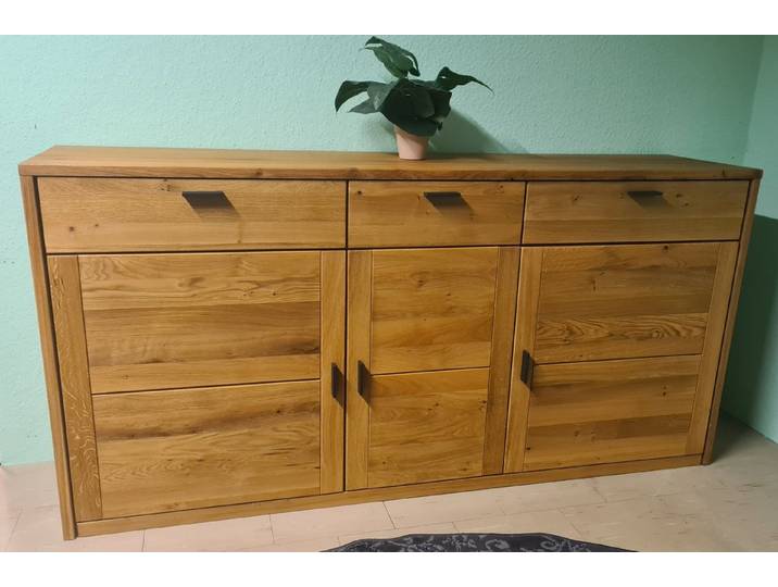 bv-vertrieb Anrichte Anrichte 180x88x42 aufgebaut Softclose Kommode Wildeiche #4477