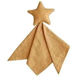 Mushie, Schmusetuch, Schmusetuch Lovey Star Fall Yellow (45 x 45 cm)