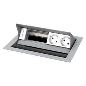 Kindermann CablePort standard² 4-fold, 2 x mains (4x, GST18) (7492000072)