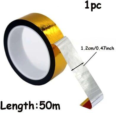 Uplift Essentials Elite Metallic Silver Mirror Decorative Tape gold