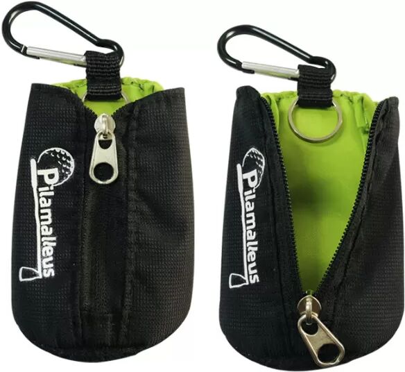 INF Tragbarer Golfballhalter mit Tee-Tasche Schwarz