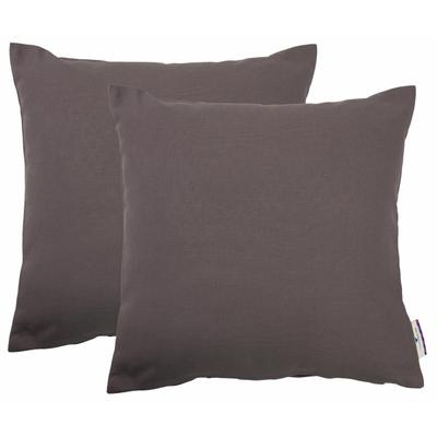 TOM TAILOR HOME "Dove" unifarben, Kissenhüllen ohne Füllung, 2er Pack