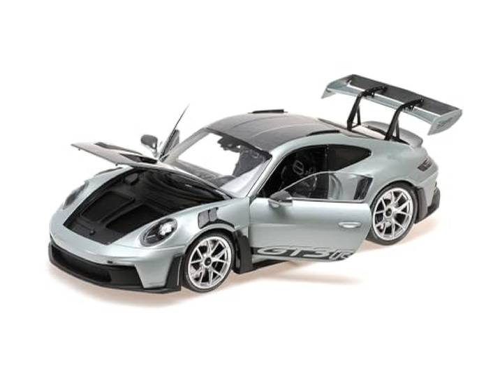 Minichamps 110062044 - Porsch. 911 (992) GT3RS Silver 2023 - maßstab 1/18 - Modellauto
