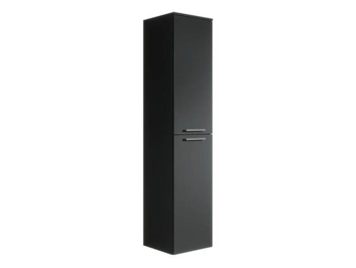 Armoire de rangement de Venus Hauteur 160cm Noir - Meuble de rangement haut placard armoire colonne
