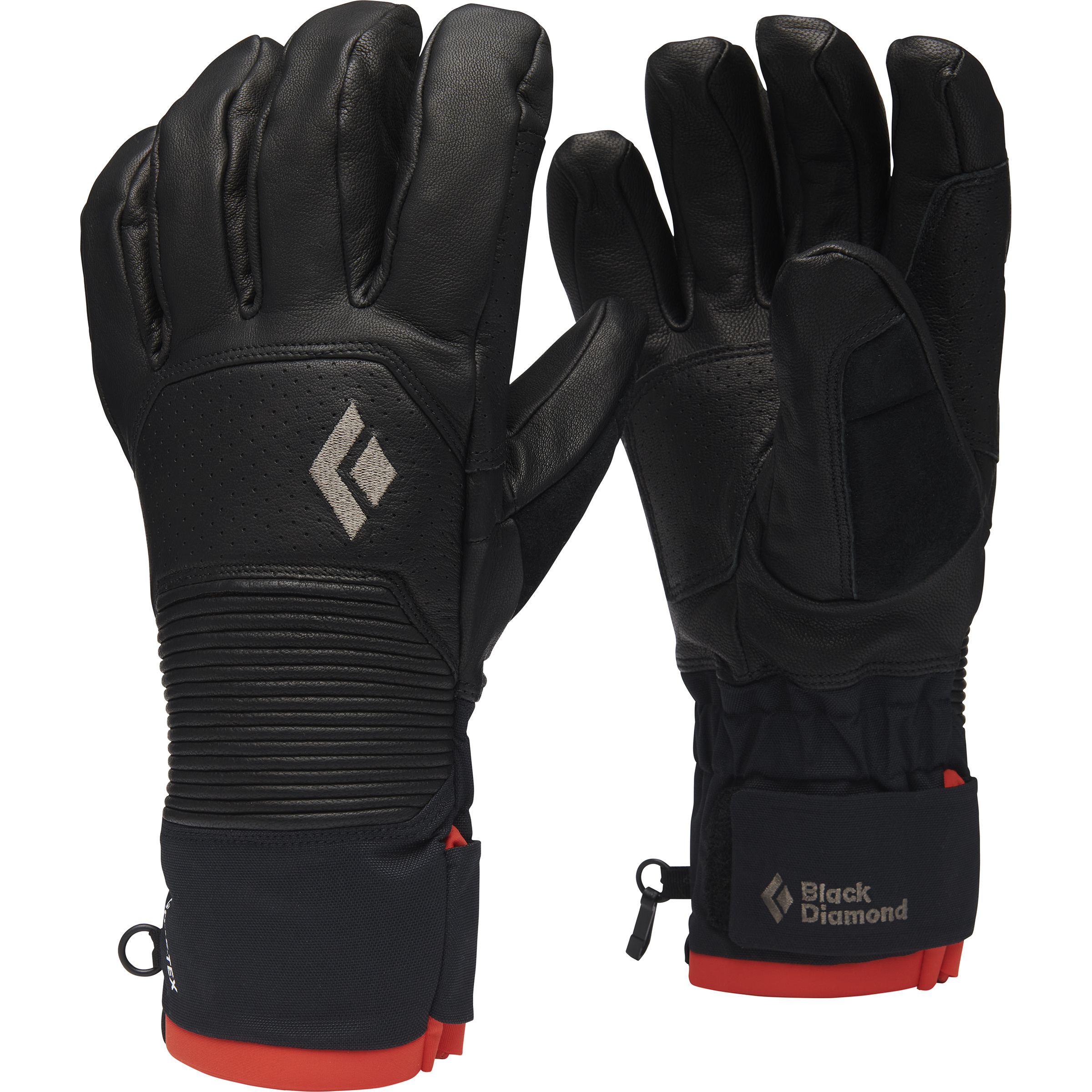 Black Diamond Impulse Skihandschuhe schwarz Größe XL Trekking Winddicht Wasserabweisend