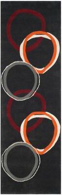 SAFAVIEH Handmade Soho Hilmije Circles N.Z. Wool Rug