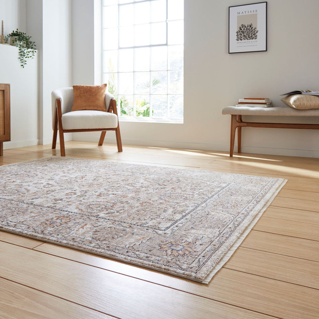 Langley Street Vintage area rug Machine Woven Beige Beige Runner 60 x 123cm