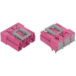Wago 770-893/011-000/081-000 Stecker für Leiterplatten,abgewinkelt,3-polig,pink 770893011000081000  - 100 Stück
