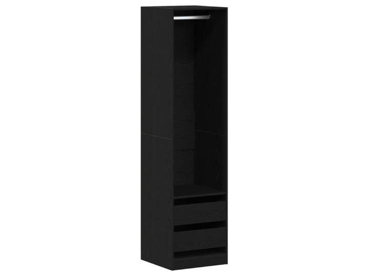 FAF-NEUF* Armoire de chambre - chêne noir - 50x50x200 cm - bois d'ingénierie JUIN629161