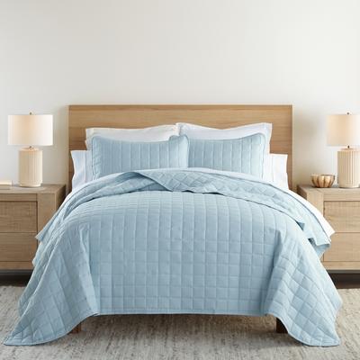 Becky Cameron Premium Ultra Soft Square Quilted Coverlet Set