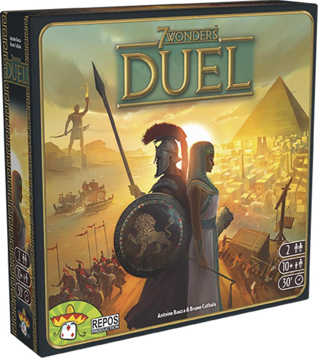 Repos Production 7 Wonders Duel basisspel voor 2 spelers strategiespel vanaf 10 jaar