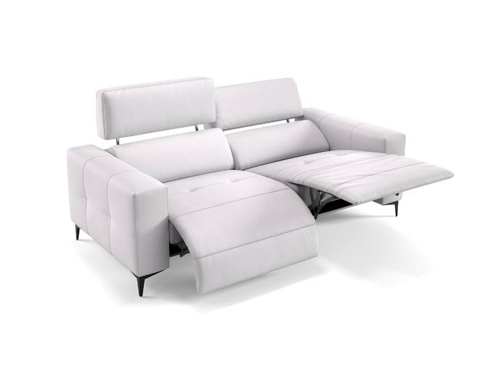 Leder Relaxsofa NOLA 3-Sitzer Elektrische Relaxfunktion Ledercouch Designsofa