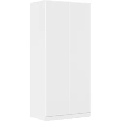 Drehtürenschrank COSTA ca.91x197x54cm Weiß