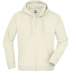 James & Nicholson Unisex Kapuzen Sweatjacke JN059 stone S