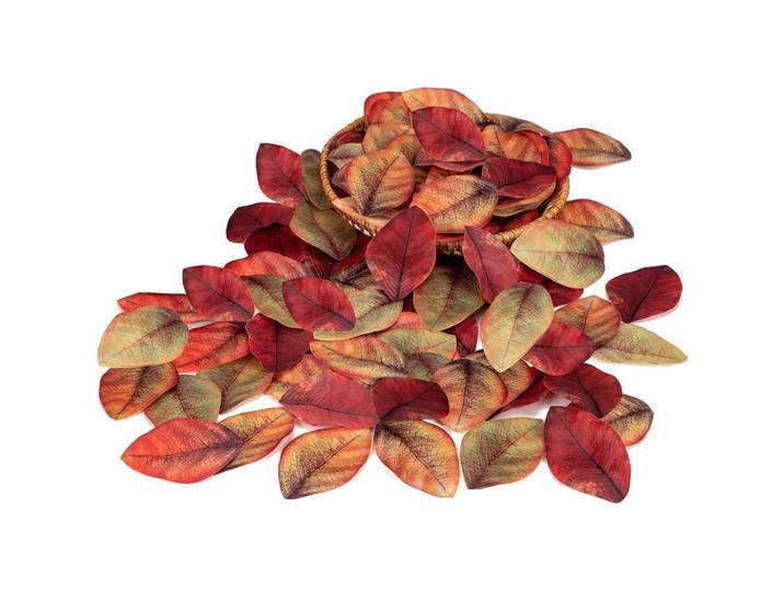 Kunstlaub 200 Stück Set Herbstblätter Gemischte Farben, Mehrfarbig, 9 cm, Dekoration, Blumen & Blumentöpfe, Kunstpflanzen