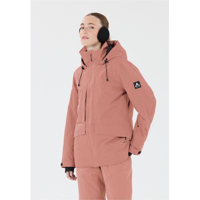 Skijacke WHISTLER "Kingland", Damen, Gr. 40, altrosa, 100% Polyester, mehrfarbig, normal, ohne Ausschnitt, Jacken Skijacke, in atmungsaktiver Qualität