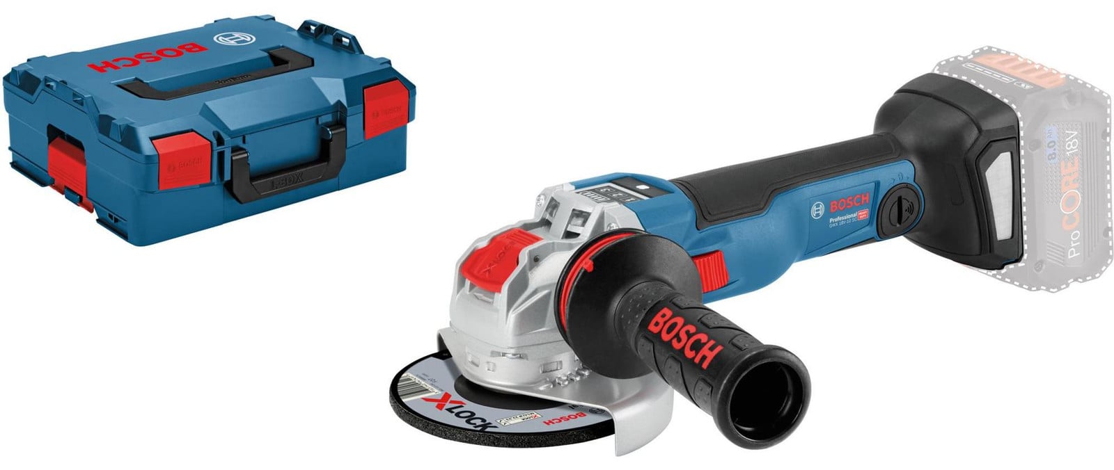 Bosch Professional GWX 18V-10 SC Accuschroefboormachine-set, 18,0 V, zonder accu